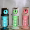 Wholesale 2000Mah Battery Smart Wireless Usb Desktop Magic Shadow Double Fog Spray Mini Color Cup Led Humidifier for Outdoor