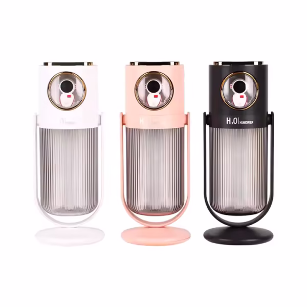 Wholesale 2000Mah Battery Smart Wireless Usb Desktop Magic Shadow Double Fog Spray Mini Color Cup Led Humidifier for Outdoor